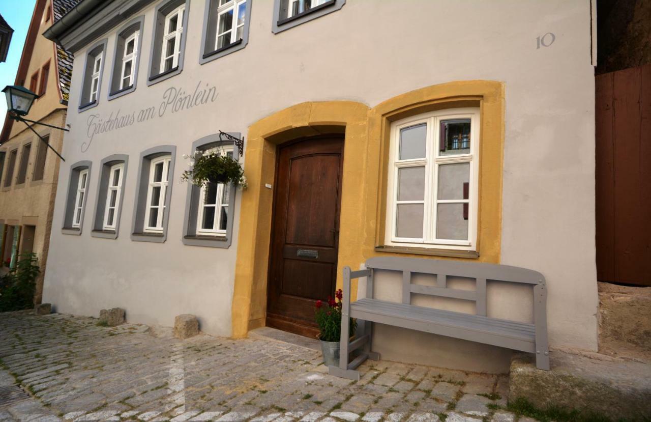 Gastehaus Am Plonlein Lejlighed Rothenburg ob der Tauber Eksteriør billede